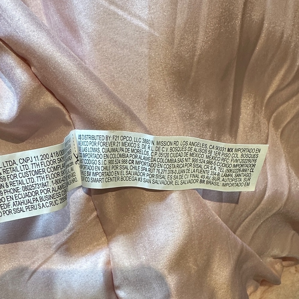 Forever 21 Pink Teddy Jacket with cinch waist - See pics for true pink color! - Picture 9 of 13